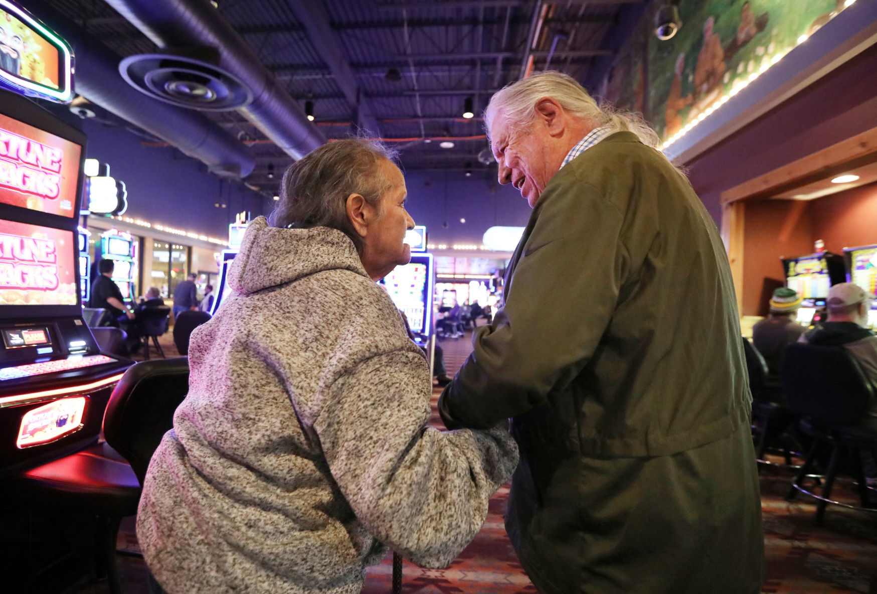 Jacqui and Bill at casino